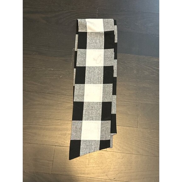 NWOT Shein Black & White Checkered Sleeveless Top w Belt Size M - Picture 4 of 4